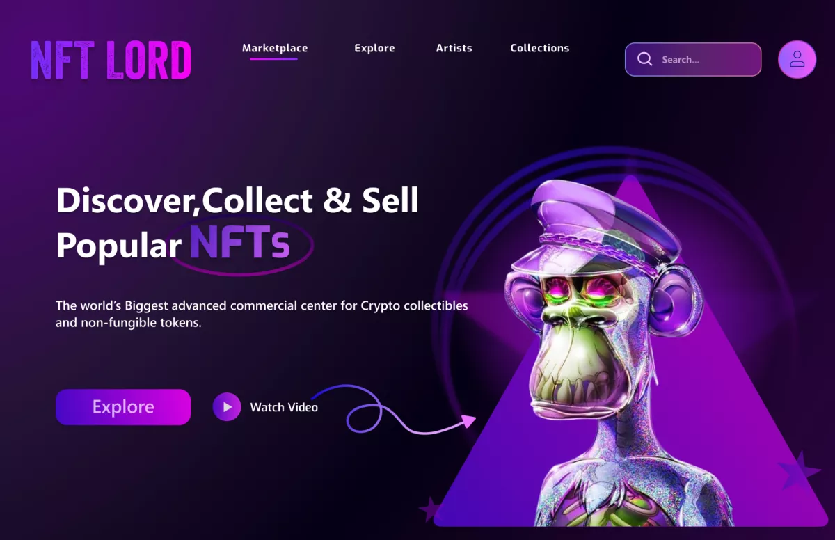 develop nft minting website, nft marketplace, token,contract