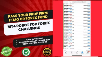provide Forex Trading Robot for Forex Fund Forex ftmo Prop firm